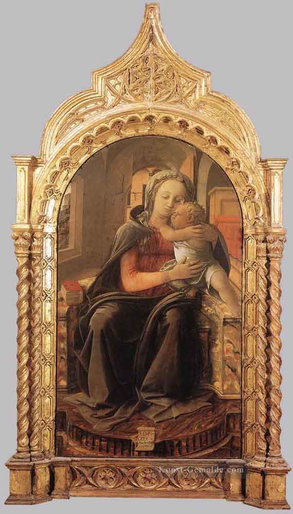 Madonna mit Kind Renaissance Filippo Lippi Ölgemälde